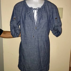 Tory Burch Denim Shift Dress